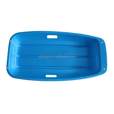 China New Convenient Wholesale High Quality Winter Toboggan Sled Children Plastic Snow Sled Like Boat for sale