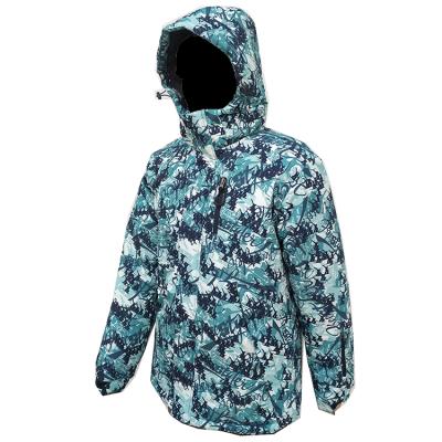 China Unisex Outdoor Ski Jacket Waterproof Adult Polyester Wear Snow Jacket Outershell Fabric Windproof Breathable Winter for sale