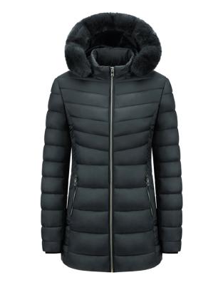 China Plus Size Custom Made Style Padded Detachable Coat Fit Winter Jacket Woman Hat for sale