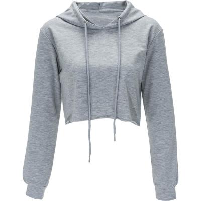 China Wholesale simple custom made QUICK DRY spandex ladies hoodies sport plus size pullover women's hoodie embroidery for sale