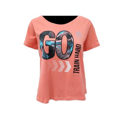 China 100% Custom Made T-shirt Letter Printing T-shirt Cotton Screen Printing T-shirt Viable Custom Woman T-shirt Women's T-shirt for sale