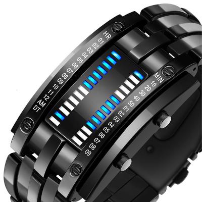 China Wholesale Men Women Water Resistant Day/Date Binary Luminous Sport LED Digital Watches Couples Electronic Watch for sale