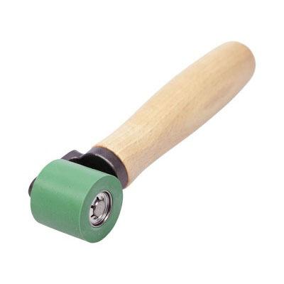 China 28mm 40mm Green Color Handle Removal Pressure Fiber Firestone Silicone Seam Wood Paint/Cleaning Roller For Pond Liner for sale