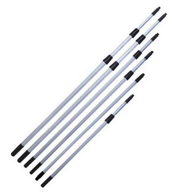 China Paint/Clean Various 1m, 1.5m, 3m, 5m Fiberglass Aluminum Steel Adjustable Extension Telescopic Paint Pole Handle For Paint Roller for sale