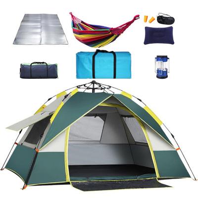 China Instant Air Pressure Wholesale 2-4 People, Fully Automatic Elastic Pressure Quick-opening Rain and Sun Protection Outdoor Camping Tents for sale