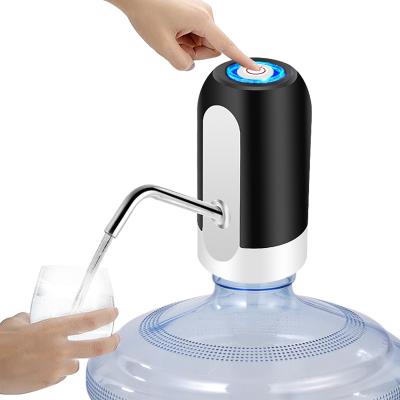 China One Key To Water 2022 Hot Selling, USB Rechargeable Electric Mini Automatic Bottle Drinking Portable Water Bottle Dispenser Pump for sale