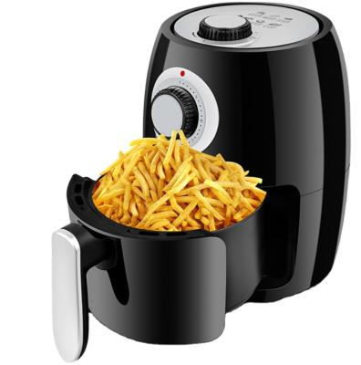 China Healthy oil free heater freidora de air, 2.5L liter kitchen appliances over-stick no oil air fryer for sale