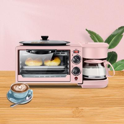 China Household 2021 New Three Multifunctional, Home Electric Portable Sandwich Maker With Oven Breakfast Machine/ for sale