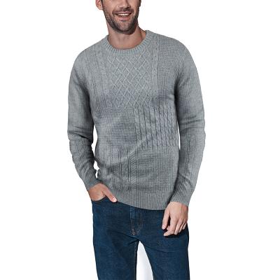 China China Manufacturer Custom Men's Winter Knitwear Anti-Wrinkle Crew Neck Knitted Pullover Sweaters For Men for sale