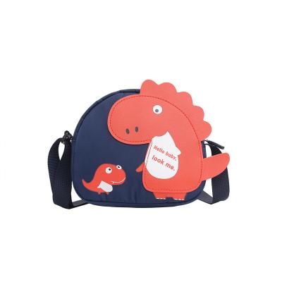 China Durable 2020 Summer New Small Dinosaur Shoulder Bag Fashion Cross - Body Bag Girls Cartoon Mini Cute Kids Nylon Purses for sale