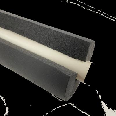 China Air Duct Material Pre-slit Self Adhesive Black Foam Rubber Hose For Pipe Heat Insulation Foam Copper Tube for sale