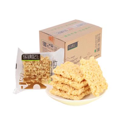 China Factory Wholesale Anti-obesity Crispy Rice Cake Fried Pastry Puffed Rice Cake Original Spicy 460x260x255mm for sale