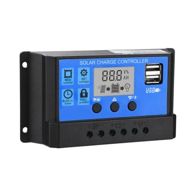 China Cheap custom charging solar controller mppt hybrid pwm charging reasonable prices solar charger controller 10a 20a 30a control for sale