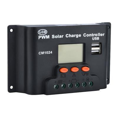 China Cheap solar controller mppt price controller 10A 20A 30amp pwm 12v 24v 48v small charge solar controller for sale