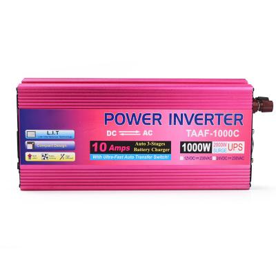 China 1kw 1.2kw 12v 24v Sine Wave Solar Power PV Battery Off Grid Solar Micro Inverter Inverter 270*140*60 for sale