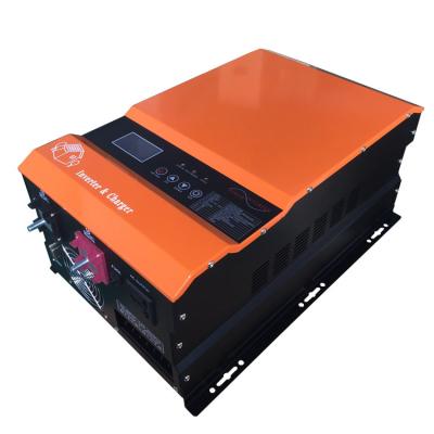 China 4kw 5kw 6kw24v 48v sine wave solar power PV battery mppt off grid solar hybrid inverter 645*325*215 for sale