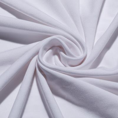 China Long Stretch Staple Cotton+Spandex DTY Face Brush 83% Cotton 17% Cotton Spandex High Quality Polyester Fabric Double Dyed To Knit Fabric For Wome for sale