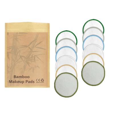 China 100% eco-friendly bamboo fabrications soft safe for kids makeup pads for sale