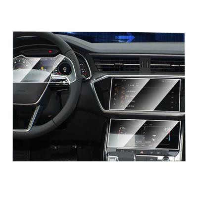 China 2022 New Arrival Car Navigation Protective Film Car Screen Protector Makes Tempered Film For Audi Car Navigation for sale