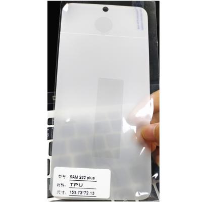 China Mobile Phone Anti Liquid Fingerprint TPU Screen Protective Film Hydrogel Film For Samsung S22 Plus for sale