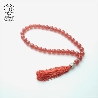 China Vintage Fashion Handmade High Quality Islamic Muslim Prayer Beads Bead Rosary Glass Bracelet Wholesale for sale