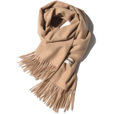 China High Quality Plain Long Wool Scarf Shawl With Tassel For Women Winter for sale