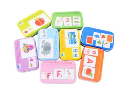 China Montessori Paper Cognitive Cards for Babies, Educational Toys, Matching Game, Vehicles, Cartoons, Animals, Fruits, Learning English for sale