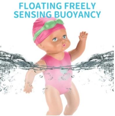 China Waterproof Realistic Swimming Doll Kids Fun Water Pool Toy Birthday Gift for sale