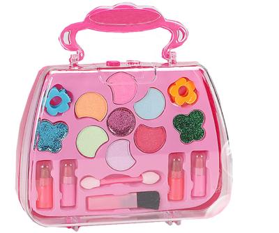 China Princess Makeup Safe and Harmless Princess Kids Girl Beauty Cosmetic Fashion Makeup Box Kit Eye Shadow Palette Toy for sale