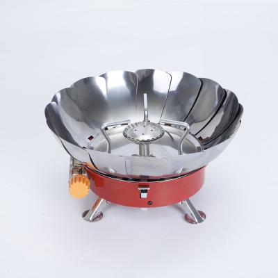 China Lightweight Wholesale Price Increasing Foldable Portable Camping Gas Stove Wholesale Burner Outdoor Stove Gas Stove for sale