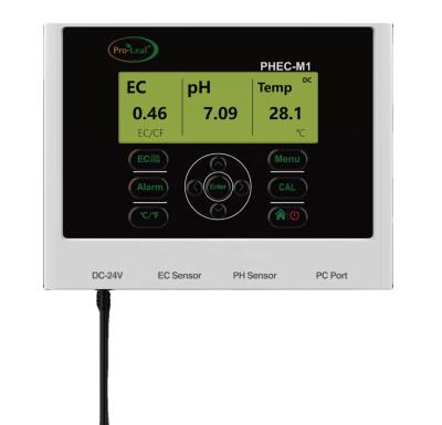 China Plastic Top Selling Environmental pH And EC Meter For Greenhouse for sale