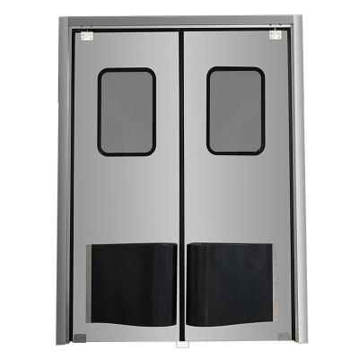 China 100 Stainless Steel 304 Clean Room / Lab Automatic Closing Traffic Impact Doors For Food Processing for sale