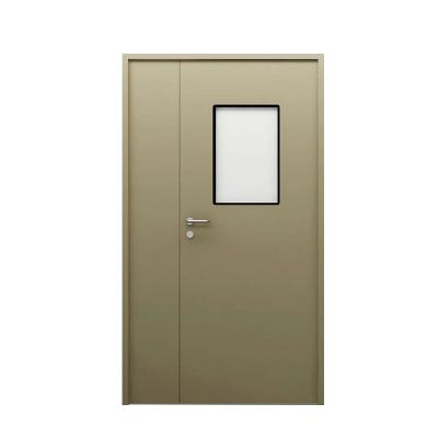 China 100 stainless steel clean room fireproof doors from lab clean room china supplier/custom steel emergency exit lab door for sale