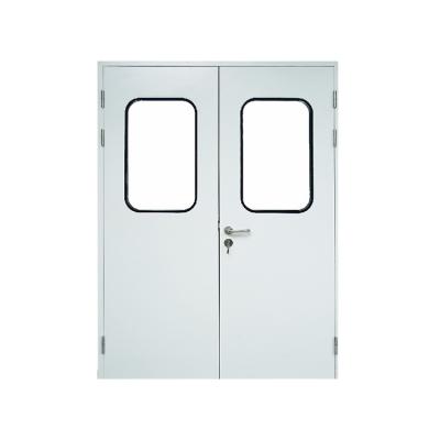 China 100 Lab / Lab Clean Room Bottom Seal Air Tight Cleanroom Doors With GMP Standard for sale