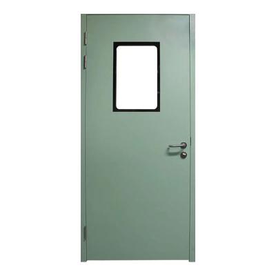 China 100 Clean Room Hospital Hospital Hygienic Doors/Laboratory Operation Room Airtight Steel Medical Purification Door for sale