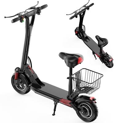 China Unisex 48V Long Rang E-scooters With Seat Electric Scooter 500W Electric Scooter Adult for sale