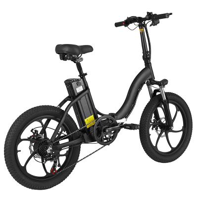 China EU Warehouse 48V Battery 350W E Bike Powerful City Electric Bike E-Bike City Electric Bike For Adult 20inch Ebay Amazon Foldable Drop Shipping for sale