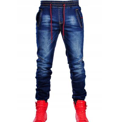 China Hot Selling Blue Mens Jeans Skinny Elastic-waisted Pants QUICK DRY For Men for sale