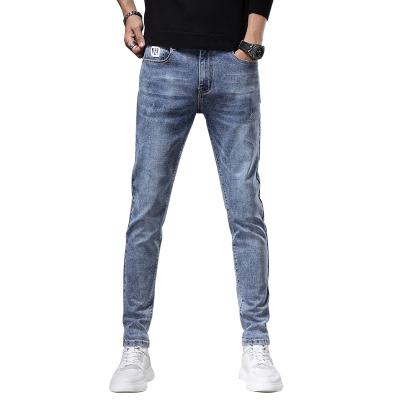 China High Quality QUICK DRY Custom Slim Fit Men's Jeans Pants Mens Fashion Casual Pants Spring and Autumn Style Jeans for sale