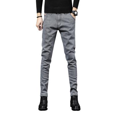 China New Arrivals Brand New Arrivals Men's High Quality QUICK DRY Autumn Small Men's Jeans Fashion Slim Fit Feet Long Jeans for sale