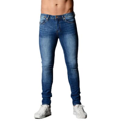 China QUICK DRY custom fashion mens elastic solid pencil pants skinny jeans for men for sale