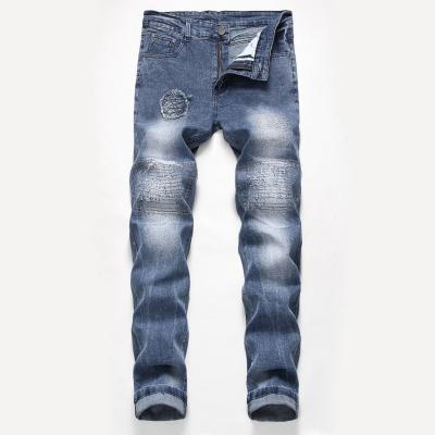 China Wholesale QUICK DRY jeans factory fashionable stretch denim straight pants biker shape skinny boy mens jeans for men for sale