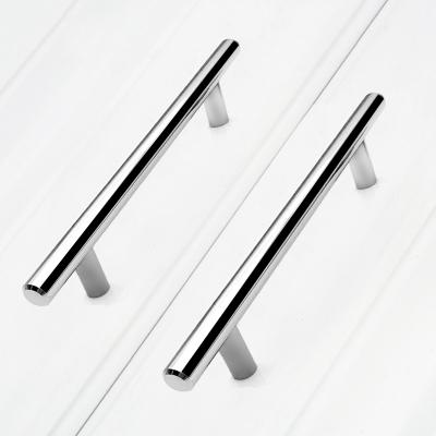 China Recess / Solid Stainless Steel T Bar Handle Cabinet Wardrobe Furniture Handle for sale