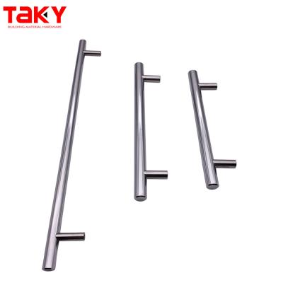 China Cavity / Cabinet Solid Hardware Handles For Furniture T Bar SS Handle Stainless Steel Tube Handle for sale