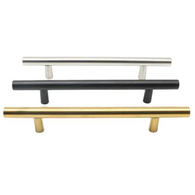 China Cavity Stainless Steel Furniture Sideboard Pull Handle Drawer Dresser Pulls Knobsnet T Bar Handle for sale