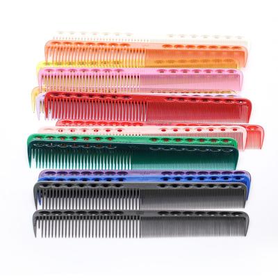 China 2021 new salon fashion Amazon top selling custom factory logo green blue plastic hair combs for sale