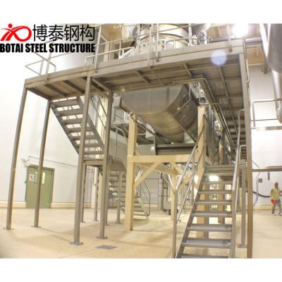 China Prefabricated Industrial Light Structure Platform Self Storage Steel Building Eco-friendly ISO9001 Welding CN HEB Botai 1% Te koop