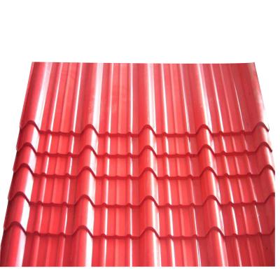 China Low Cost Color Corrugated Steel Sheet Coated Steel Sheet For Roof Material en venta