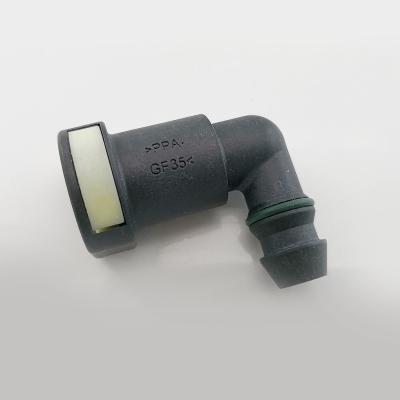 China Aftermarket 12.61mm 90 degree quick connector to suit ID 3mm or 6mm fuel line for sale