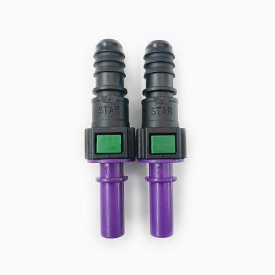 China Aftermarket 7.89mm 180 degree quick connector to fit ID 4mm tube connector to small for sale